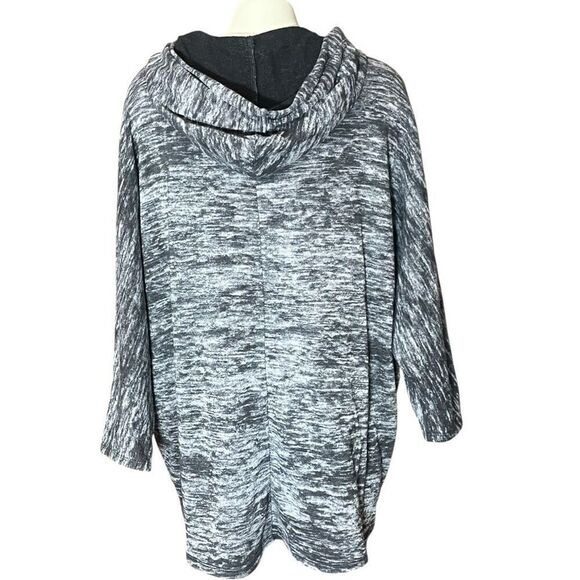 Juicy Couture Y2K Vintage Gray Sequins J Pull Tab Oversized Sweatshirt L - Picture 8 of 13